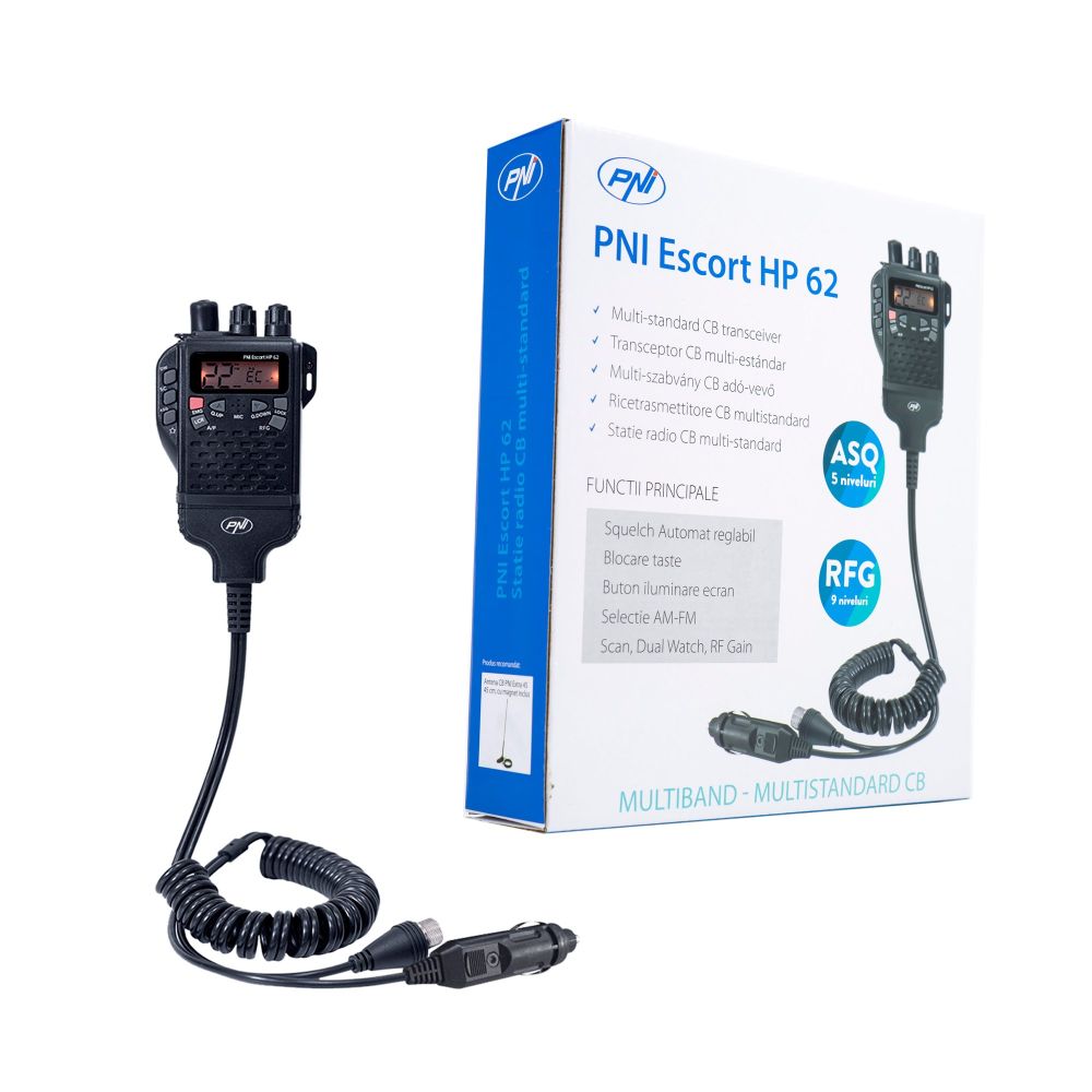 Resigilat : Statie radio CB portabila PNI Escort HP 62, multi