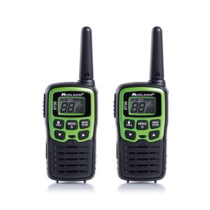 Statie radio PMR portabila Midland XT30 set cu 2 buc. verde C1177