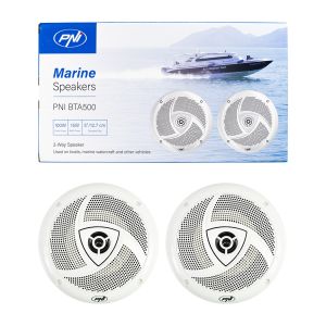 Difuzoare coaxiale pentru barci PNI BTA500, 100W, 12.7 cm, set 2 buc