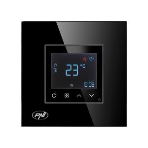 Termostat inteligent PNI CT26B WiFi incalzire in pardoseala electrica sau grup pompare, senzor pardoseala inclus, 10A, m