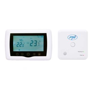 Termostat inteligent PNI CT36S fara fir, histerezis ± 0.1°C WiFi 2.4GHz, senzor umiditate, control prin Internet APP Tu