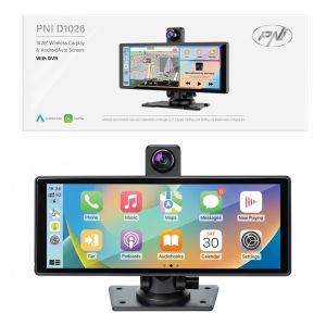 Monitor auto cu DVR PNI D1026 10.26 inch, wireless Carplay