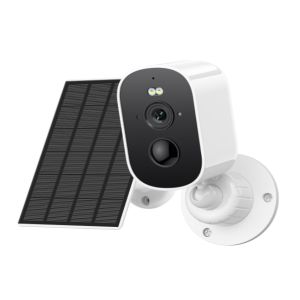 Camera supraveghere video PNI IP775S 5MP panou solar acumulator incorporat slot card micro SD vizibilitate nocturna audi