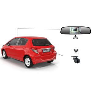 Sistem parcare Wireless PNI Escort P20S cu display auto 4.3inch in oglinda retrovizoare si camera