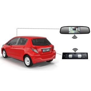 Sistem parcare Wireless PNI Escort P25S cu display auto 4.3inch in oglinda retrovizoare si camera in suport de numar