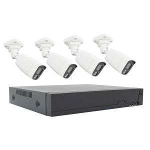 Kit supraveghere video PNI House POE154 5MP - NVR si 4 camere exterior