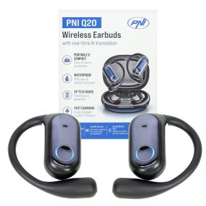 Casti wireless PNI Q20 cu functie de traducere automata din orice limba
