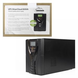 UPS SilverCloud 850VA cu ecran LCD sinusoida