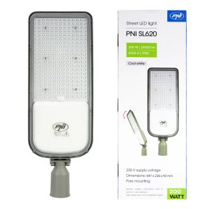 Lampa de iluminat stradal PNI SL620 200W, 24000lm, 6500K, 230V