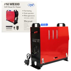 Sistem de incalzire auto stationara PNI WB300 Diesel 5kW 12V/24V, 230V, 10 niveluri de putere sirocou