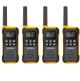 Statie radio portabila PMR PNI Decross DC93 Quad, 446MHz, 0.5W, 16CH, Waterproof IP67, set 4 bucati