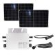 Aproape nou : Kit solar fotovoltaic PNI Green House M600 cu microinvertor si 2 panouri solare de 375W