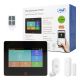 Sistem de alarma wireless PNI SafeHouse HS670 WiFi GSM 4G, ecran color tactil, 99 zone wireless, suporta 5 numere de tel