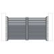 Set porti auto batante din aluminiu PNI MAB3000 cu doua foi de 1.5m si inaltime 1.7m