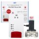 Kit PNI Safe House Dual Gas 250 cu senzor monoxid de carbon (CO) si gaze naturale si electrovalva