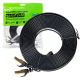 Cablu de retea plat CAT7 negru