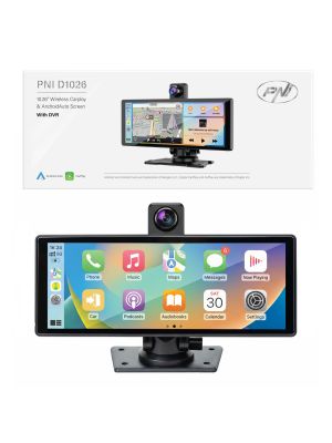 Monitor auto cu DVR PNI D1026 10.26 inch, wireless Carplay