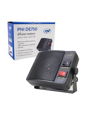 Difuzor extern PNI DE750 pentru statii radio CB, 8 Ohmi, 4 W, difuzor 3 inch, jack 3.5 mm