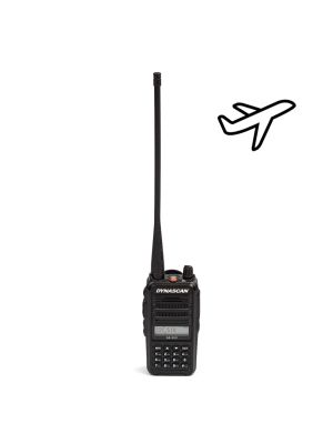 Statie radio portabila VHF Dynascan AB-650 pentru aviatie, 118-136.975 Mhz