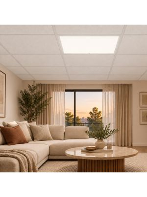 Panou LED PNI H-Light 6060 48W, 600x600mm, 4800lm, 6400K, de interior, incastrabil