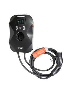Statie de incarcare PNI KW22, 32A, 22KW, pentru masini electrice, 85V - 415V, trifazat, cablu Type 2 si conector 7 pini 