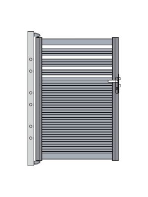 Poarta pietonala din aluminiu PNI MAB900 lungime 0.9m si inaltime 1.5m