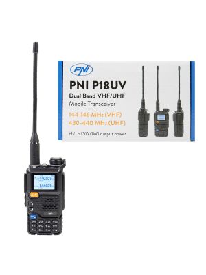 Statie radio portabila VHF/UHF PNI P18UV, dualband