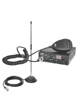 Pachet Statie radio CB PNI Escort HP 8000L ASQ + Antena CB PNI Extra 40 cu magnet