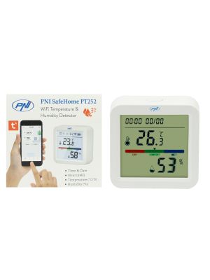 Senzor inteligent de temperatura si umiditate PNI SafeHome PT252