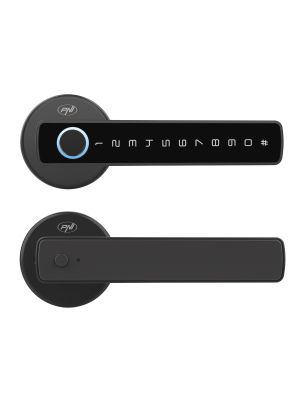 Yala inteligenta PNI SafeHome PTY800 cu amprenta, card, parola, cheie mecanica, aplicatie Tuya Smart