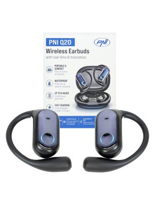 Casti wireless PNI Q20 cu functie de traducere automata din orice limba