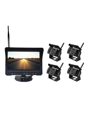Kit supraveghere video wireless PNI TRK506 pentru camion DVR cu monitor LCD si 4 camere
