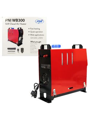 Sistem de incalzire auto stationara PNI WB300 Diesel 5kW 12V/24V, 230V, 10 niveluri de putere sirocou