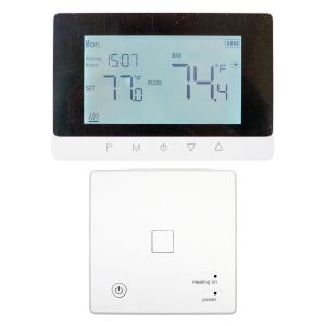 Termostat inteligent PNI CT50S PRO fara fir, cu WiFi, pentru centrale termice, histerezis minim 0.1°C, control prin Tuya