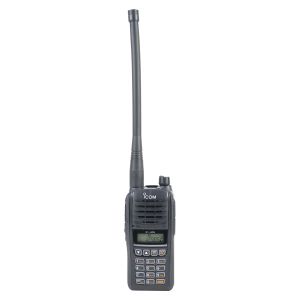 Resigilat : Statie radio portabila VHF ICom IC-A16EBT cu bluetooth, pentru aviatie 118.000–136.992 MHz, 2400 mAh, IP67