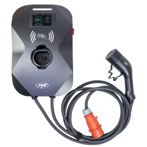 Statie de incarcare PNI KW11, 16A, 11KW, pentru masini electrice, 85V - 415V, trifazat, cablu Type 2 si conector 7 pini 