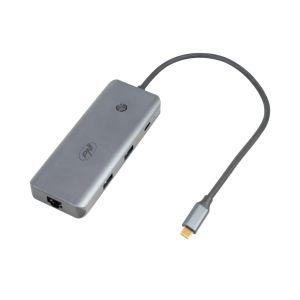 Adaptor multiport PNI MP15S USB-C la HDMI, 2 x USB 3.0, SD/TF, RJ45, USB-C PD