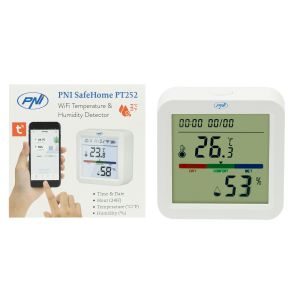 Senzor inteligent de temperatura si umiditate PNI SafeHome PT252