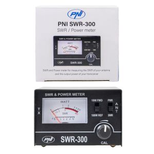 Aproape nou : Reflectometru PNI SWR-300 PWR-SWR Meter, pentru masurare SWR antene radio in frecventa 26-30Mhz si putere statii radio CB
