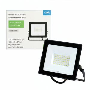 Reflector LED slim PNI GreenHouse WS51 50W, 6400K